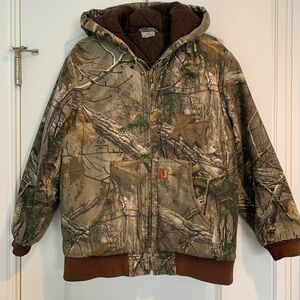 Carhartt Youth Camouflage RealTree Hooded Jacket